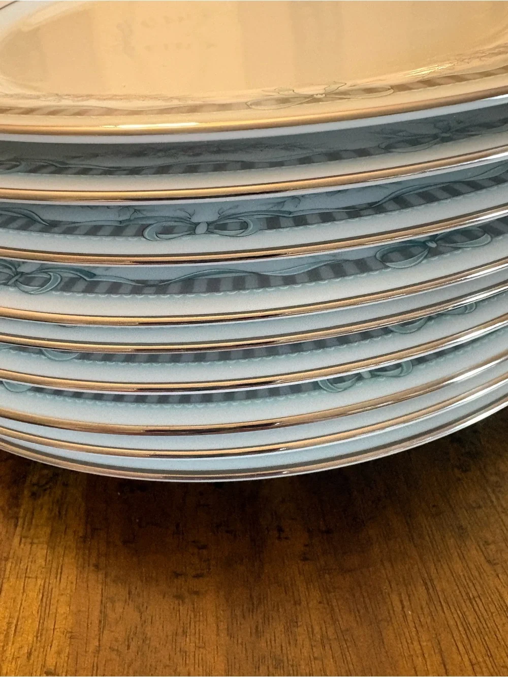 Classic Noritake Bridal Ribbon White China Dinnerware Set